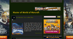 Desktop Screenshot of masterofwarcraft.net