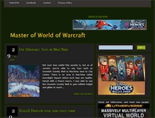 Tablet Screenshot of masterofwarcraft.net